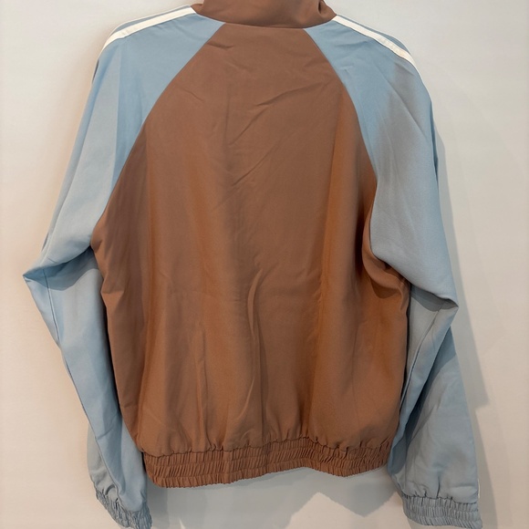 Homme and Femme  Brown and Blue Track Jacket mens large - Picture 3 of 3